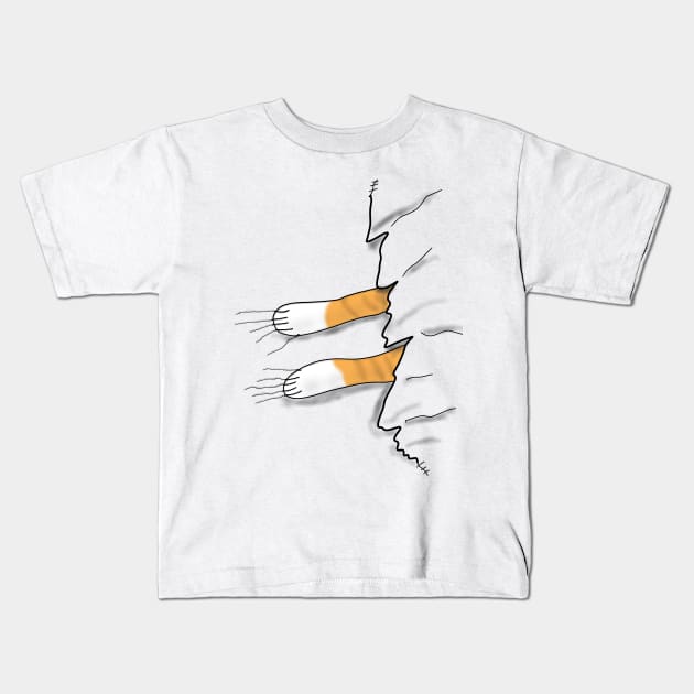 Cat claws Kids T-Shirt by emilyanime1351